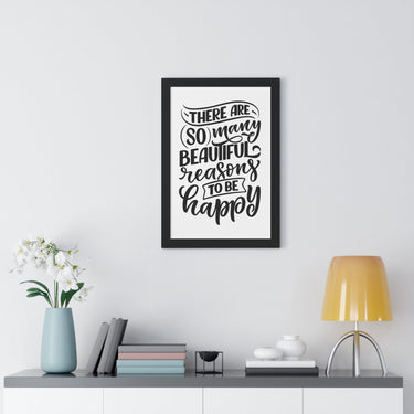 Faith Culture - So Many Beautiful Reasons to Be Happy - Christian Thanksgiving Wall Art