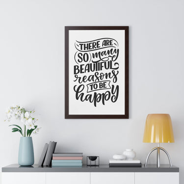 Faith Culture - So Many Beautiful Reasons to Be Happy - Christian Thanksgiving Wall Art