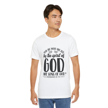 Faith Culture - Sons of God - Christian Unisex Garment-Dyed T-shirt White