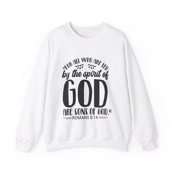 Faith Culture - Sons of God - Christian Unisex Heavy Blend™ Crewneck Sweatshirt White