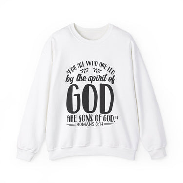 Faith Culture - Sons of God - Christian Unisex Heavy Blend™ Crewneck Sweatshirt White