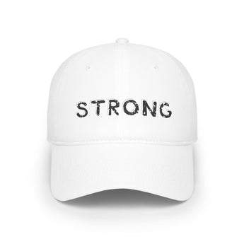 Faith Culture - Strong - Christian Low Profile Baseball Cap White One size