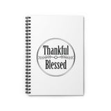 Faith Culture - Thankful & Blessed - Christian Thanksgiving Spiral Journal One Size