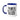 Faith Culture - Thankful, Grateful, Blessed - Christian Thanksgiving Accent Mug, 11oz Blue 11oz