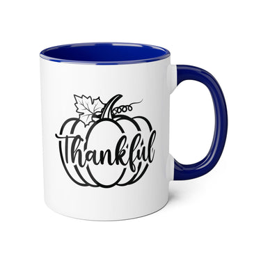 Faith Culture - Thankful Pumpkin - Christian Thanksgiving Accent Mug, 11oz
