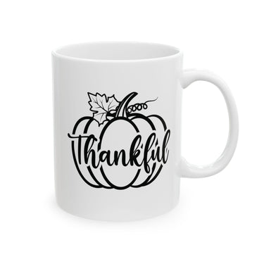Faith Culture - Thankful Pumpkin - Thanksgiving Christian Mug, 11oz and 15oz