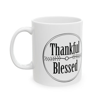 Faith Culture - Thankful and Blessed Christian Thanksgiving Mug, 11oz and 15oz 11oz