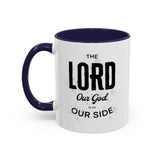Faith Culture - The Lord is on Our Side Christian Thanksgiving Accent Coffee Mug, 11oz and 15oz