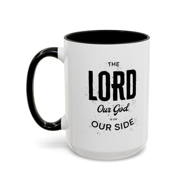 Faith Culture - The Lord is on Our Side Christian Thanksgiving Accent Coffee Mug, 11oz and 15oz