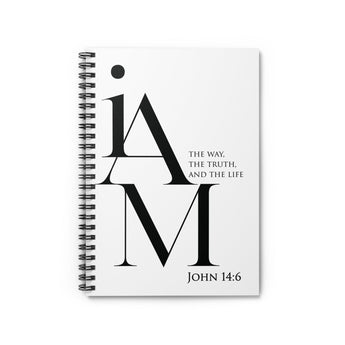 Faith Culture - The Way. The Truth. The Life Christian Spiral Notebook - Ruled Line One Size