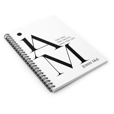 Faith Culture - The Way. The Truth. The Life Christian Spiral Notebook - Ruled Line