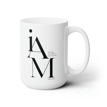 Faith Culture - The Way, The Truth and The Life - Christian Ceramic Mug 15oz 15oz