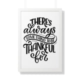 Faith Culture - There’s Always Something to Be Thankful For - Christian Thanksgiving Wall Art 20" x 30" White