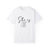 Faith Culture - Understanding, Forgiving, Generous, Thankful, Devout Mama Unisex Garment-Dyed T-shirt