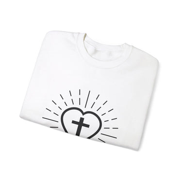 Faith Culture - Undying Love of Jesus Christ - Christian Unisex Heavy Blend™ Crewneck Sweatshirt