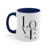 Faith Culture - We Love Because He First Loved Us Christian Ceramic Coffee Mug 11oz