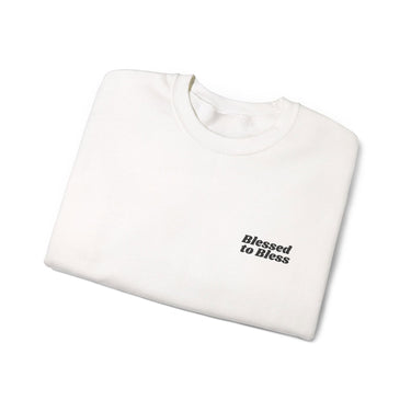 Blessed to Bless Unisex Heavy Blend Crewneck Christian Sweatshirt