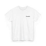 Faith Culture Thankful Christian T Shirt Unisex Heavy Cotton Tee White