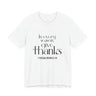Give Thanks Christian T-Shirt | 1 Thessalonians 5:18 - Faith Culture