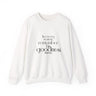 Remember His Goodness Christian Sweatshirt | Psalm 103:2 White
