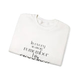 Remember His Goodness Christian Sweatshirt | Psalm 103:2