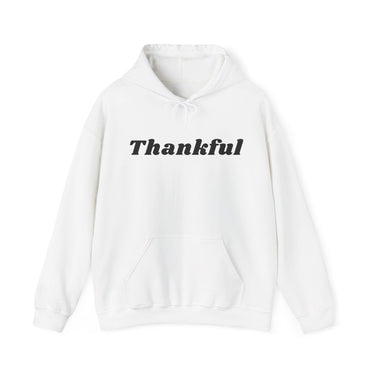 Thankful Hoodie Christian Unisex Sweatshirt Faith Inspired Apparel White