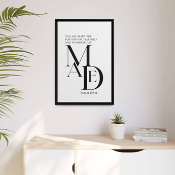 Eternal Reflection Christian wall art inspired by Psalm 139:14