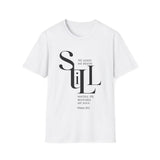 He Leads Me Beside Still Waters Christian T-shirt inspired by Psalm 23:2