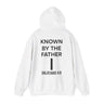 Known by the Father Christian Hoodie – Galatians 4:9 in white | Faith Culture