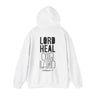 Lord Heal Our Land Christian Hoodie – 2 Chronicles 7:14 in white | Faith Culture
