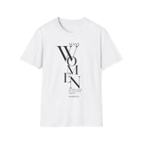 Many Women Do Noble Things Christian T-Shirt — Proverbs 31:29 in white
