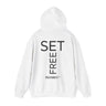 Set Free Christian Hoodie – Galatians 5:1 in white | Faith Culture