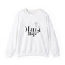This Mama Encourages with Hope Christian Sweatshirt in white | Faith Culture